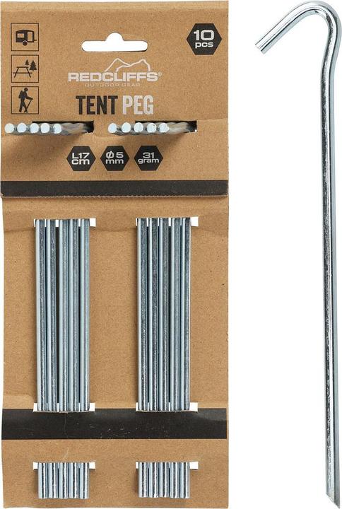 Produktbild Redcliffs Tentharingen Ijzer 17cm Set 10st