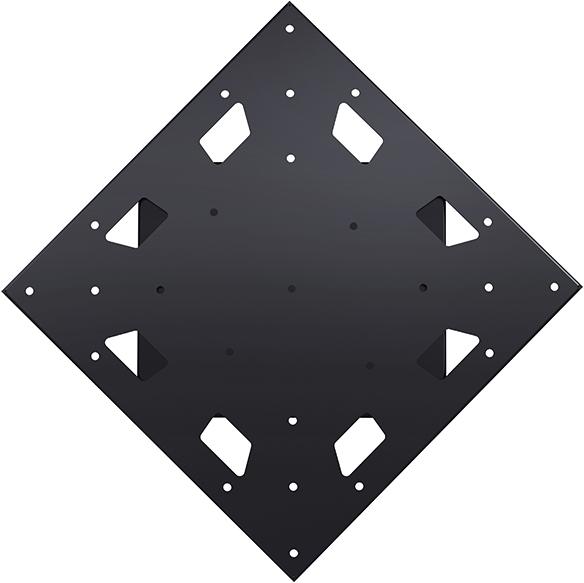 Immagine prodotto b-tech BT7550 - Supporto rotante pieghevole - Nero - 70 kg - 200 x 200,400 x 400 mm - 16 (Muro, 65", 70 kg)