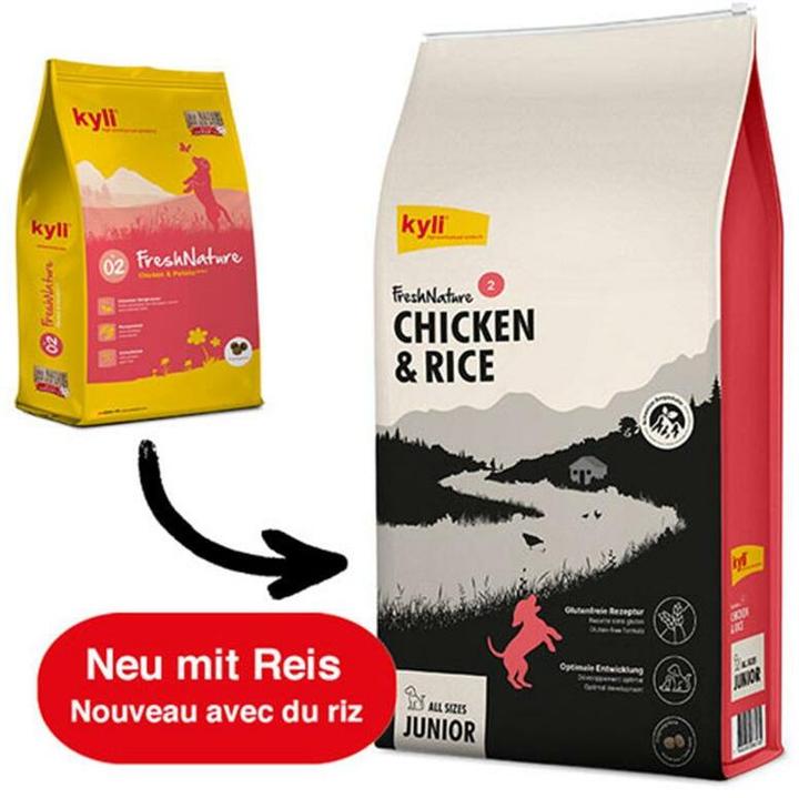Immagine prodotto Kyli FreshNature Nr. 2 Junior Chicken & Rice (Junior, 1 pz., 3000 g)
