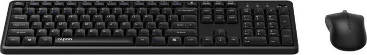 Actual product image Rapoo Full Silent Multi mode Kombo Set "8150M Silent", Schwarz, QWERTZ (DE, Wireless)