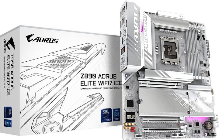 Gigabyte Z890 AORUS Elite WIFI7 ICE (LGA 1851, Intel Z890, ATX)