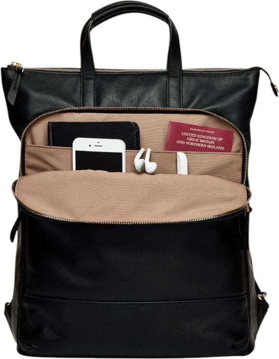 Actual product image Knomo Harewood Leder Hybrid-Laptop-Rucksack (20 l)