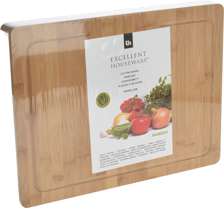 Immagine prodotto Excellent Houseware Tagliere con bordo di appoggio