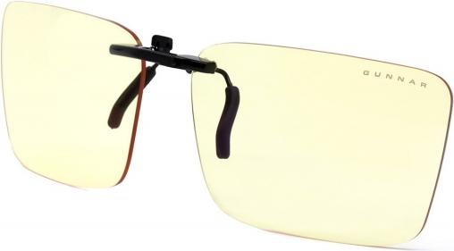 Actual product image Gunnar Gaming Glasses Clip on Onyx Amber