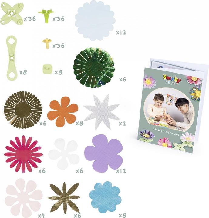 Actual product image Smoby Creation Deco Flowers Set