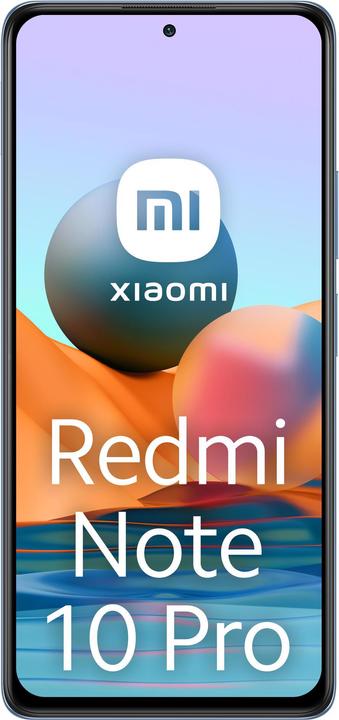 Actual product image Xiaomi Redmi Note 10 Pro (128 GB, Glacier Blue, 6.67", Dual SIM, 4G)