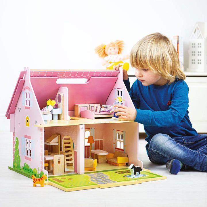 Actual product image Bigjigs Wooden villa