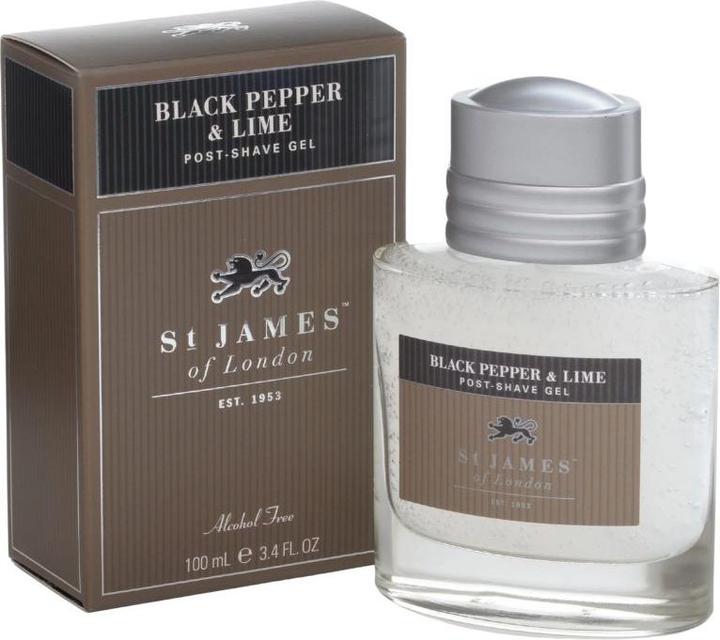Immagine prodotto St. James of London Gel dopobarba Pepe nero e lime (Gel dopobarba, 100 ml)