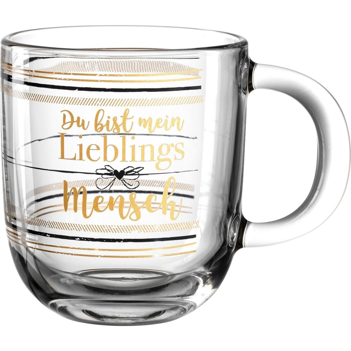 4x Leonardo, Tasse, Lieblings Mensch (400 ml, 1 x)