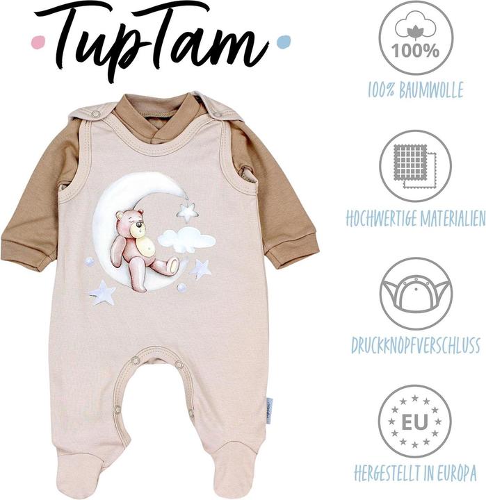 Produktbild TupTam Strampler mit Langarmshirt- Set (62)