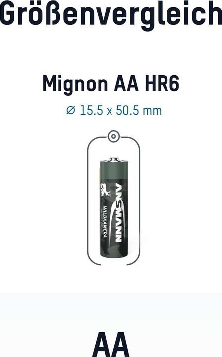 Actual product image Ansmann 1322-0026 Mignon (AA) rechargeable NiMH 2100 mAh 1.2 V 4 pcs. (4 pcs., AA, 2100 mAh)