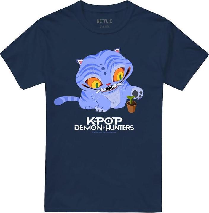 Immagine prodotto K-Pop Demon Hunters Erwachsene Niedliches Derpy Tiger TShirt (XXL)