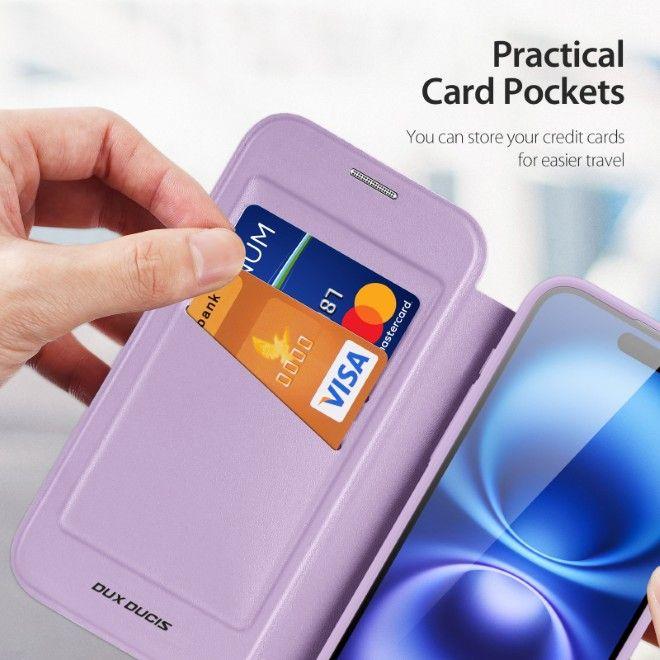 Produktbild Dux Ducis Skin X Pro 360° Ring Stand Series Lederhülle (Apple iPhone 17)