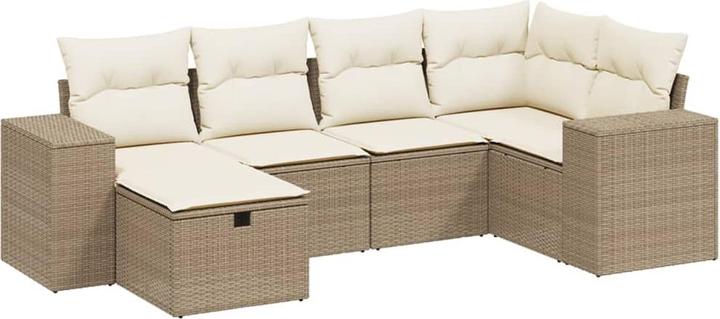 vidaXL 10-piece garden lounge set with cushions