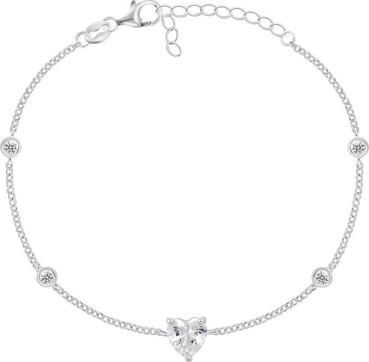 Immagine prodotto Brilio Argento - Incantevole bracciale in argento con zirconi BRC93W