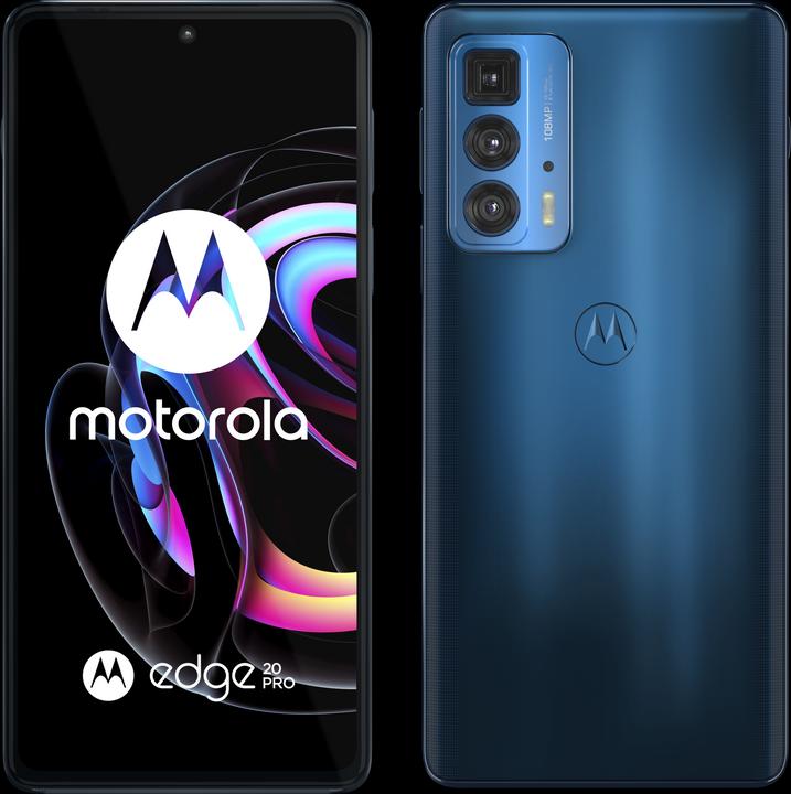 Image du produit Motorola Edge 20 Pro (256 Go, Midnight Blue, 6.70", Double SIM, 5G)