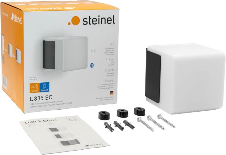 Produktbild Steinel LED Sensorleuchte Cubo L 835 (616 lm, IP44)