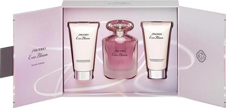 Actual product image Shiseido Ever Bloom EDT 50ml with Body Lotion and Shower Cream (Body care set)