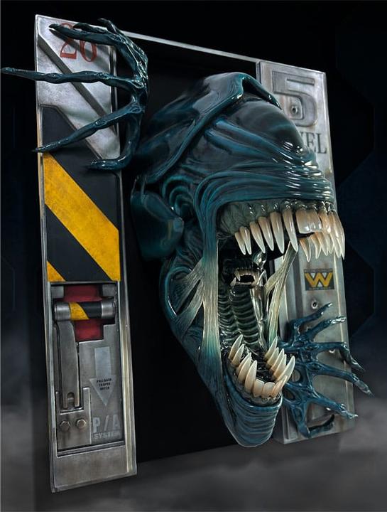 Image du produit Hollywood Collectibles Group Aliens sculpture murale 1/2 Alien Queen 51 x 41 x 25 cm