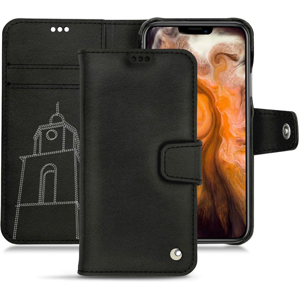 Thumbnail - Noreve Lederschutzhülle Wallet (Apple iPhone 11 Pro Max), Smartphone Hülle, Schwarz
