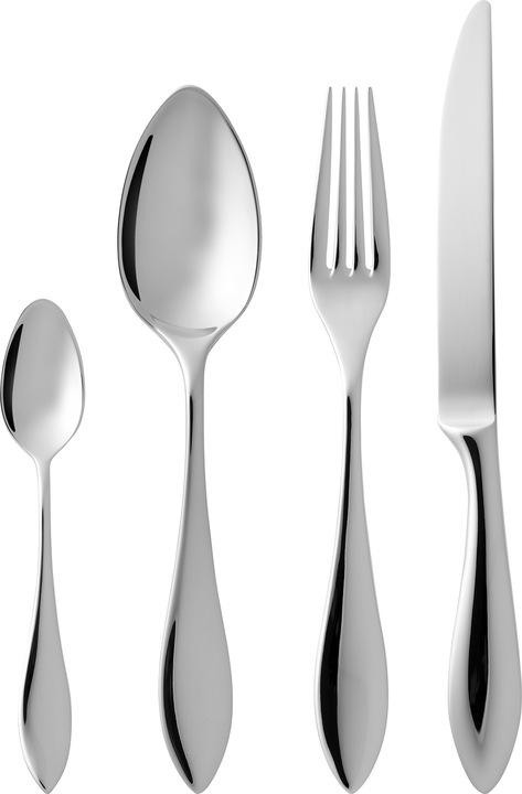Actual product image Gense Indra 16-piece cutlery set, silver (16 Piece, Cutlery set)