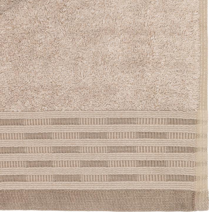 Actual product image Domoletti Towel bathrooms HUDSON, beige, 70 x 140 cm (70 x 140 cm)