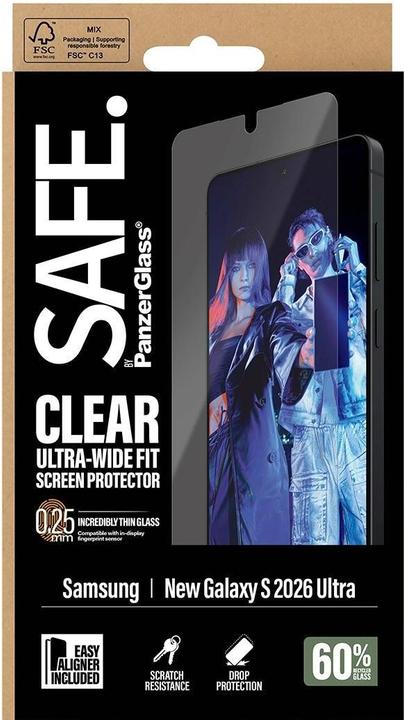 Actual product image PanzerGlass Safe. Display protection (1 pcs., Samsung Galaxy S26 Ultra)