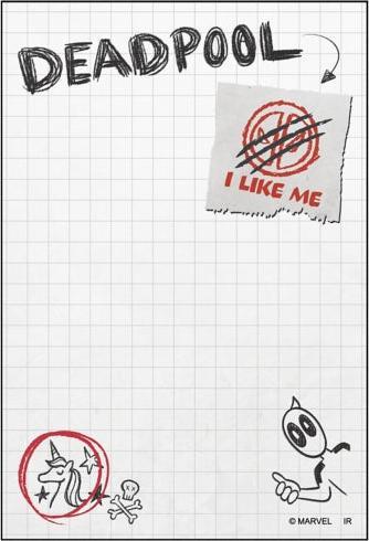 Actual product image Disney Deadpool & Wolverine Pata Pata Memo
