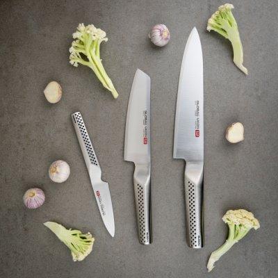Actual product image Global - Knife Set - 3 pieces GU-01, GUM-10, GUF-30