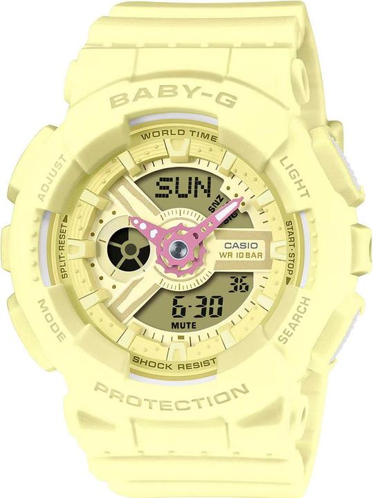 Produktbild Casio BA-110AH-9AER (Analoguhr, Chronograph, Digitaluhr, 46.30 mm)