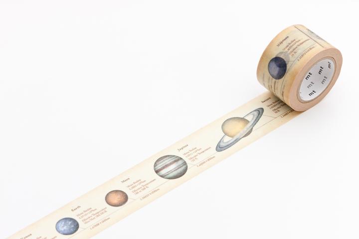 MT Masking Tape MT EX Washi Tape: encyclopedia/solar system Einzelverpackung