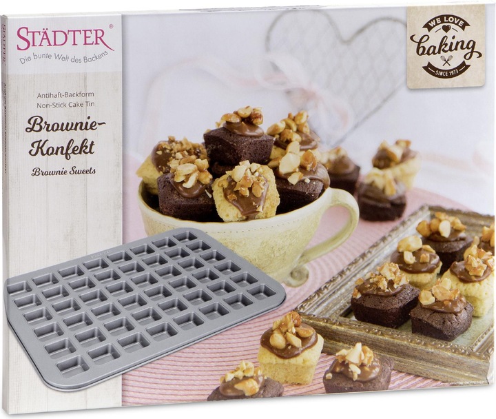 Produktbild Städter Brownie-Konfekt antihaft Backform