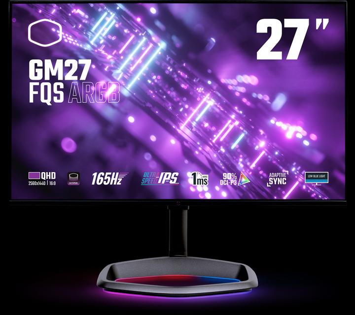 Produktbild Cooler Master GM27-FQS ARGB (2560 x 1440 Pixel, 27")