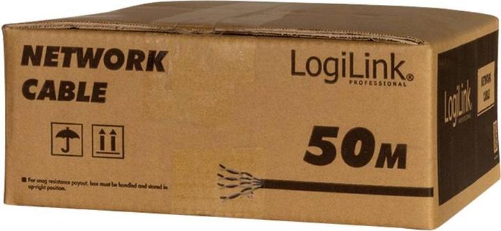 Actual product image LogiLink Installation cable, Cat.7, S/FTP, 50 m, simplex (S/FTP, CAT7, 50 m)
