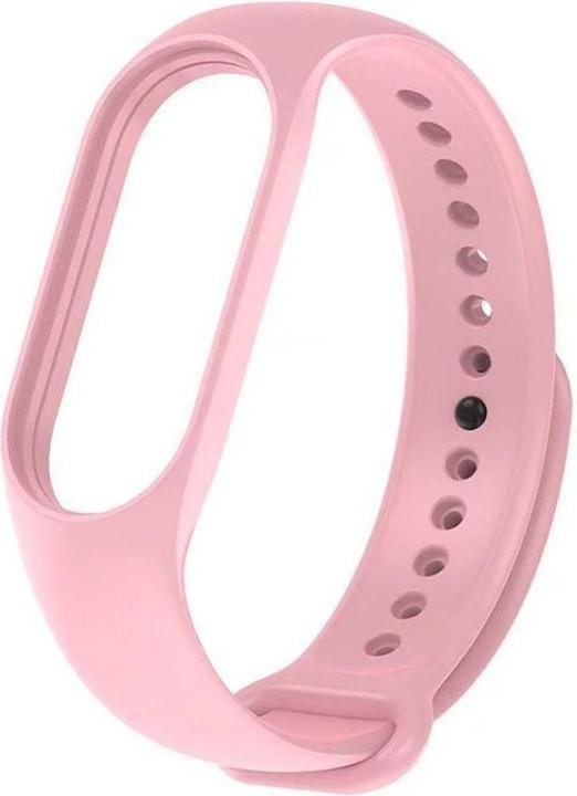 Actual product image OEM Strap Silicone strap for XIAOMI Mi Band 5 / 6 / 7 pink (06) (Silicone)