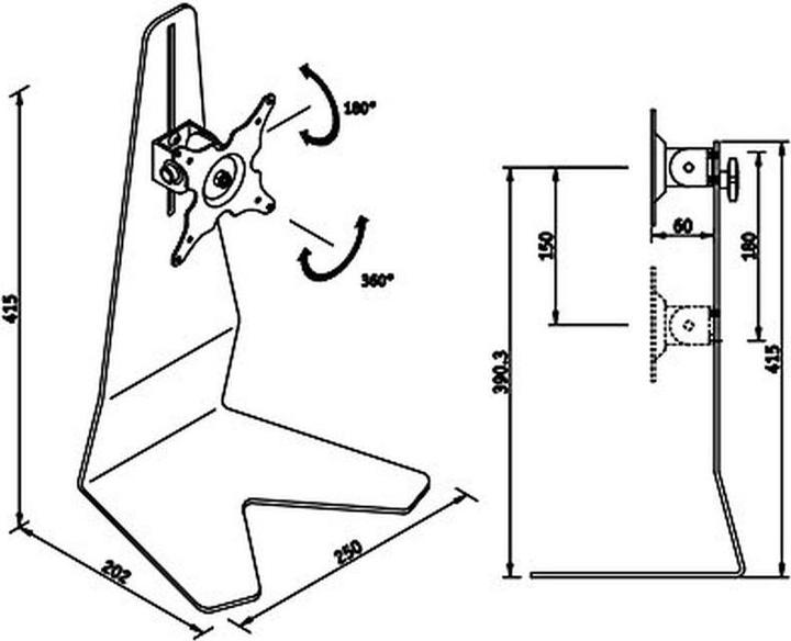 Produktbild Neomounts Fpma-D800 (Tisch, 27", 10 kg)