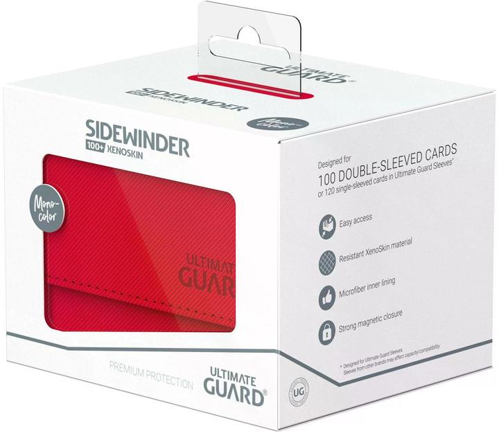 Produktbild Ultimate Guard UGD011212 - Sidewinder 100+ XenoSkin Monocolor, Rot