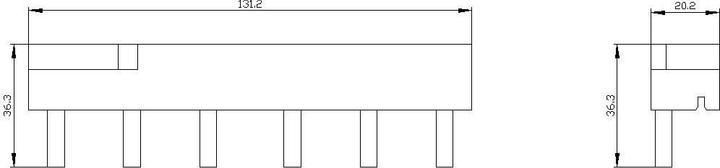 Image du produit Siemens Module de câblage 3RA2943-3FA00 1 pc.
