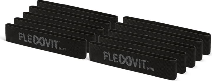 Actual product image Flexvit Mini fitness band, extra strong, set of 10 (0.32 m, Extra strength)