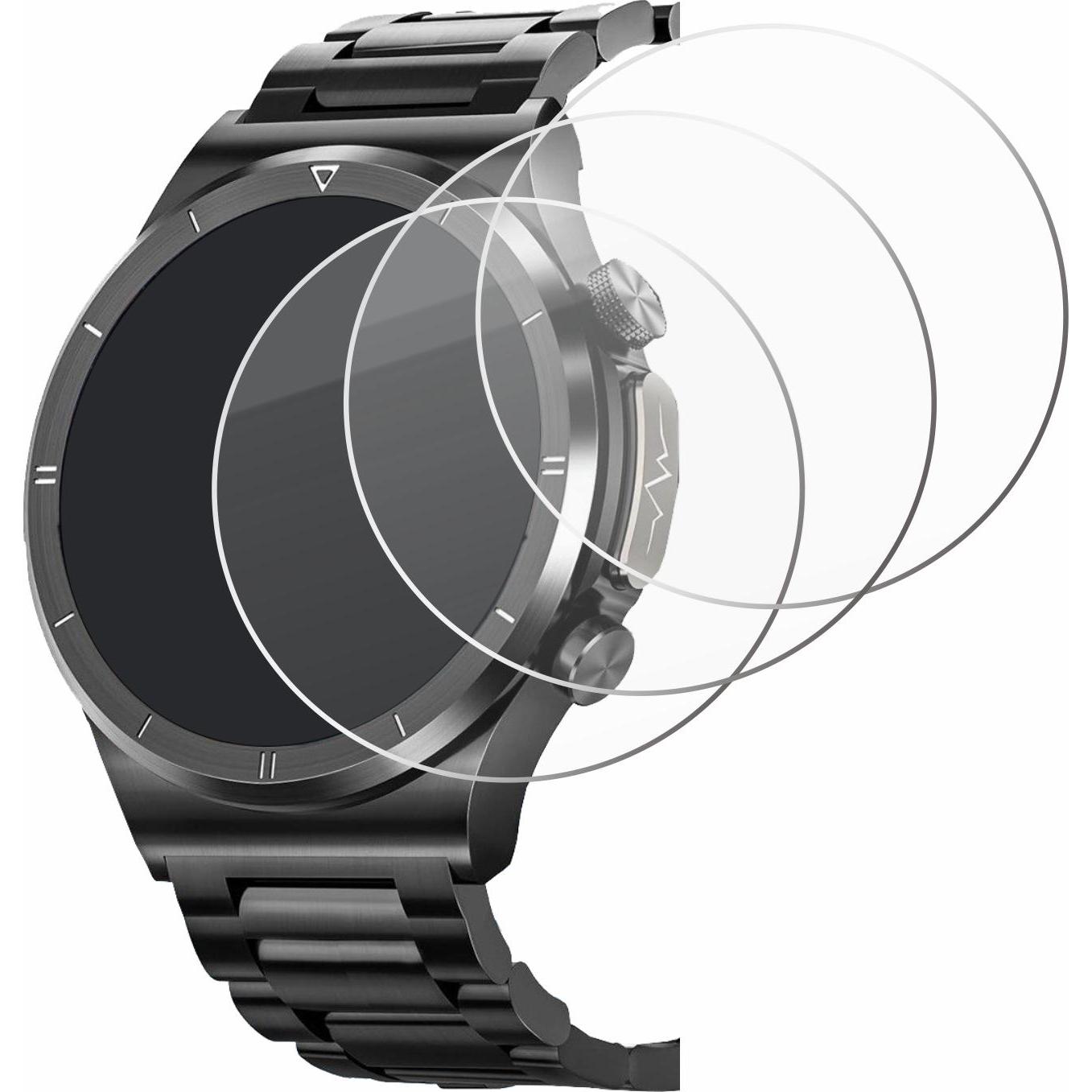 Thumbnail - Savvies Panzerglas Schutzglas Displayschutz, Smartwatch Schutzfolie, Transparent