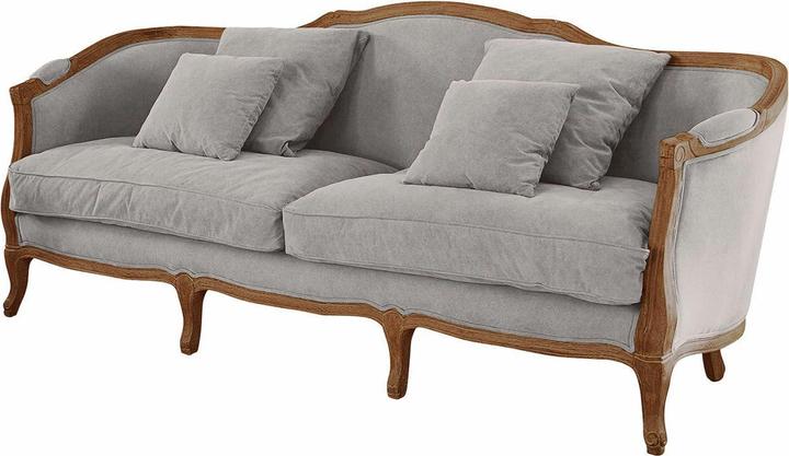 Produktbild Loberon Sofa Monneville hellgrau (3-Sitzer)