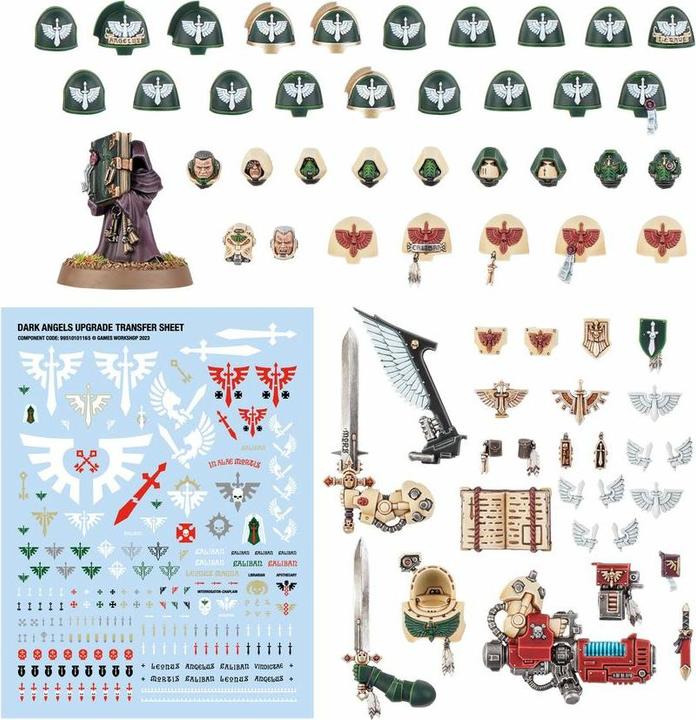 Produktbild Games Workshop Warhammer 40k - Dark Angels Améliorations et Décalcos (Kunststoff)