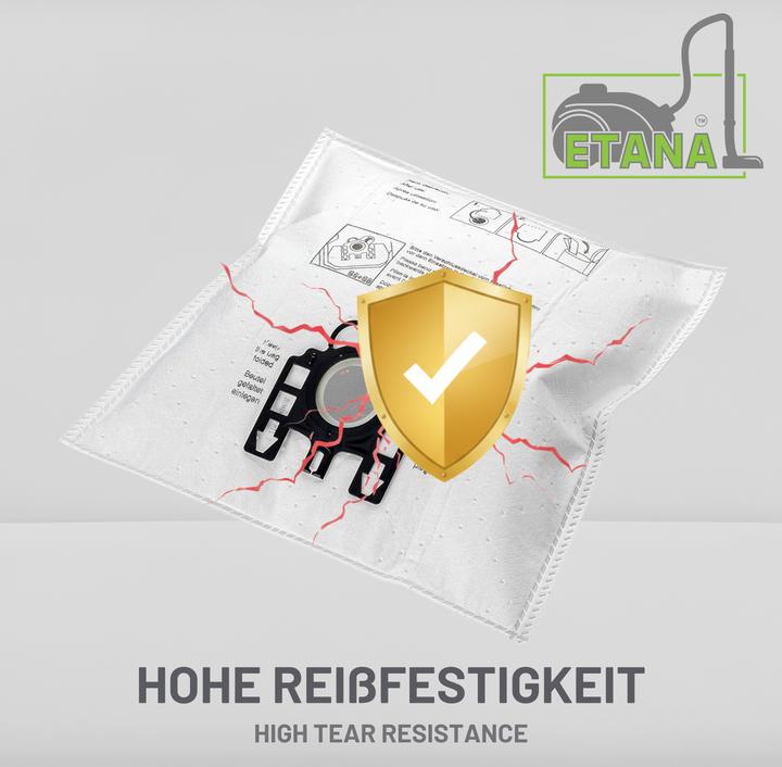Immagine prodotto Etana I 10 Staubsaugerbeutel passend für Hoover Telios Plus 2400 Watt I Staubbeutel inkl. 1 Filter (10x)