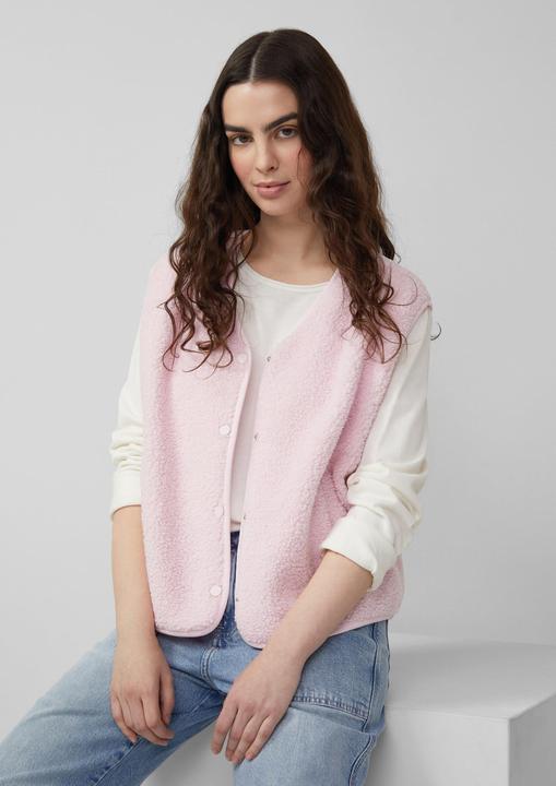 Produktbild s.Oliver Indoor-Weste Teddyweste mit Eingrifftaschen (44)