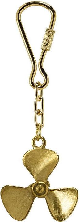Actual product image Compass Ship's propeller" keyring pendant