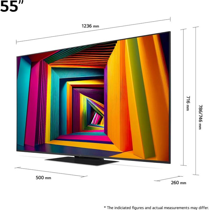 Actual product image LG 55UT91006LA (55", UT91, LED, 4K, 2024)