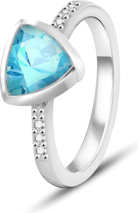 Produktbild Beneto Exclusive - Silver ring with light blue topaz TOPAGG2 - Circuit: 52 mm (52)