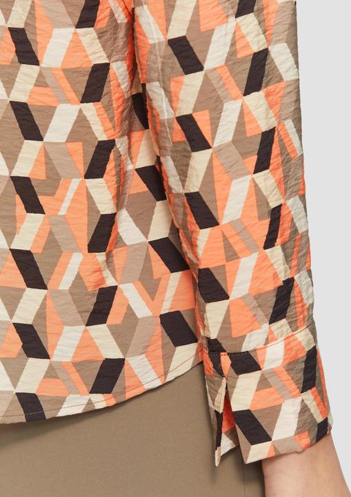 Actual product image s.Oliver Bluse Strukturierte Bluse mit V-Ausschnitt (42)