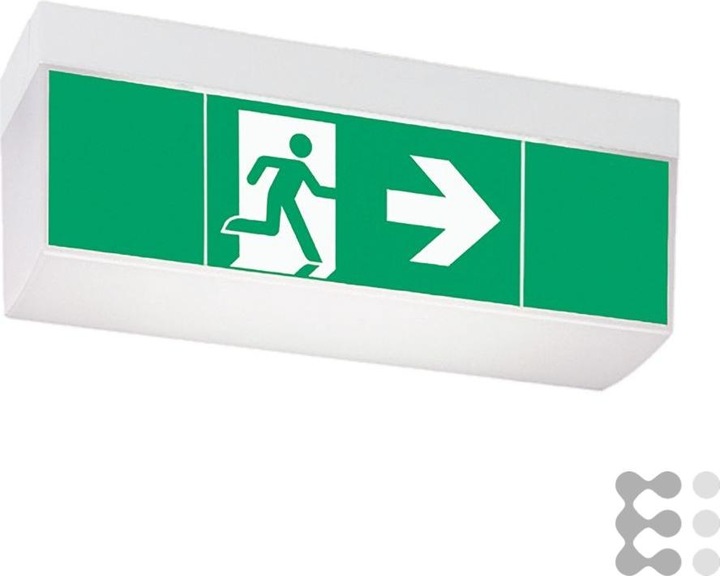 Actual product image Ceag Emergency light LED escape sign light StyleII51021LEDCG-S