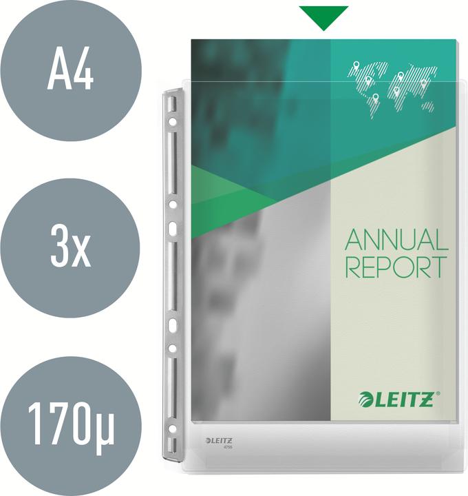 Produktbild Leitz Zeigetasche PP Maxi (A4, 3x)